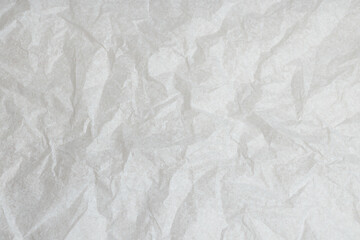 White crumpled paper texture background