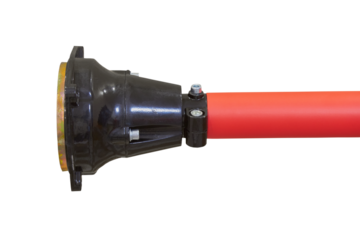 upper Gearbox for a Brush cutter is isolated,the upper part of the gearbox assembled with a metal pipe for a motor mower