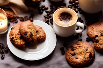 coffee pastries cookie candle advent drink