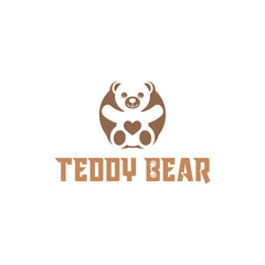 Teddy bear plush toy icon isolated on transparent background