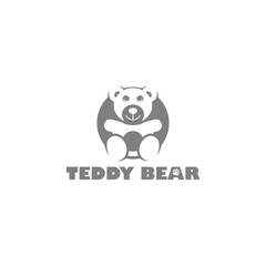 Fototapeta premium Teddy bear plush toy icon isolated on transparent background