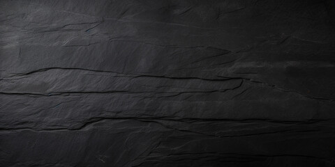 Dark grey black slate background. Black stone texture. Slate background