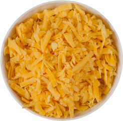 Bowl with grated carrot