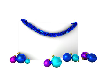 Christmas decoration and poster