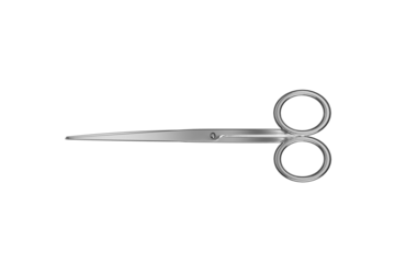 Close-up of sharp metal scissors