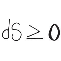 Digital image of  thermodynamics equation