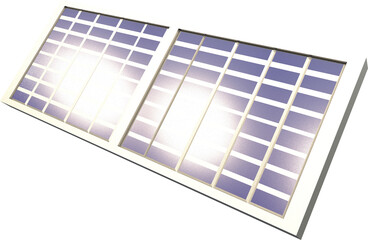 Illuminated solar panel 