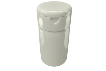 Gray metal container