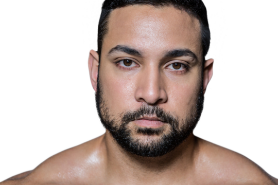 Portrait of a muscular man