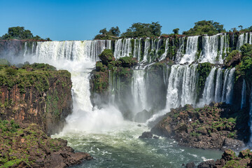 Naklejka premium Iguazu Falls: The Natural Wonder of South America