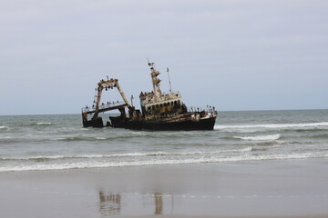 Gestrandetes Schiff