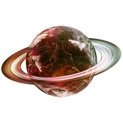 Saturn on white background © vectorfusionart