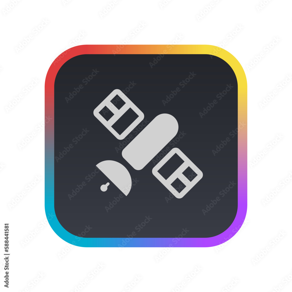 Sticker Space Station - Pictogram (icon) 