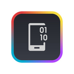 Mobile App Coding - Pictogram (icon) 