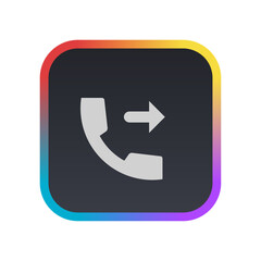 Outgoing Call - Pictogram (icon) 