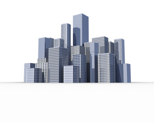 Obraz premium Composite image of a Digital city