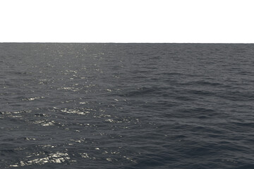 High angle view of sea