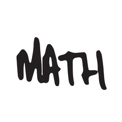 Digital image of math text