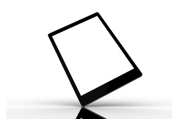 Digitally generated image of digital tablet