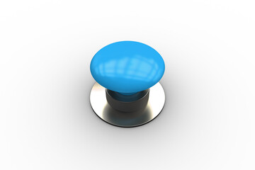 Blue push button