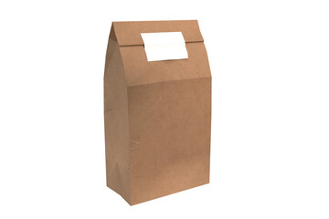 Digital image of paper packet
