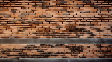 Brown Brick Wall Texture Background for Exterior Factory