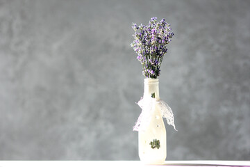 lavender flowers in a vase