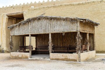 old herbal session or house used for resting and considered a historical heritage of ancient civilizations
