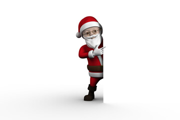 Cute cartoon santa claus