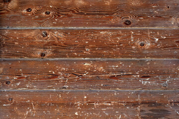 Obraz premium Unpainted old scratched bare wooden planks for use as a background texture