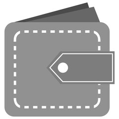 Fototapeta premium Wallet on white background