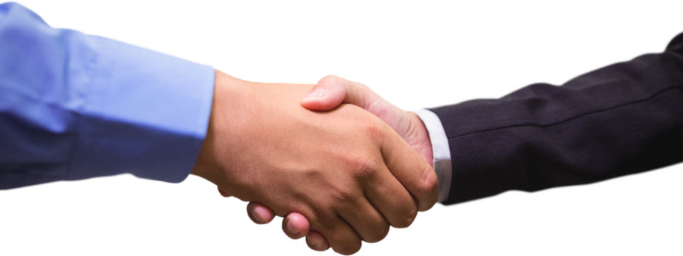 Businessmen shaking hands