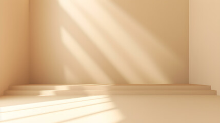 Sunlit Beige Product Presentation Background