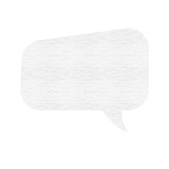 Computer graphic image of speech bubble