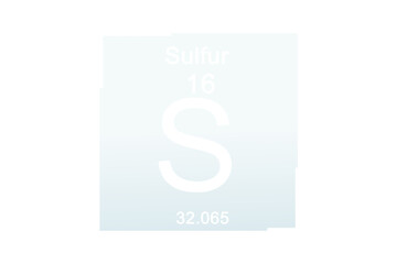 Sulfur symbol