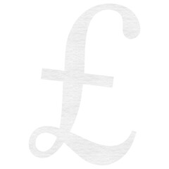 Pound sign against white background