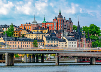 Obraz premium Sodermalm district of Stockholm, Sweden