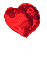 Red heart balloon