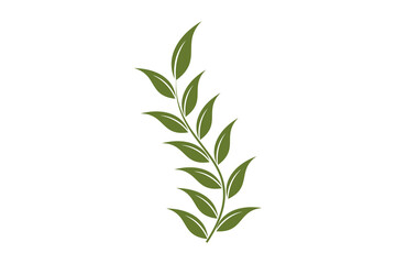 Obraz premium Tree vector icon. Nature trees olive vector illustration logo design