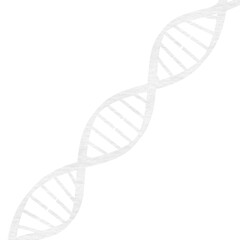 Digital composite image of double helix DNA 