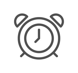 Time related icon outline and linear symbol.	
