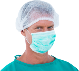 Portrait of confident male surgeon