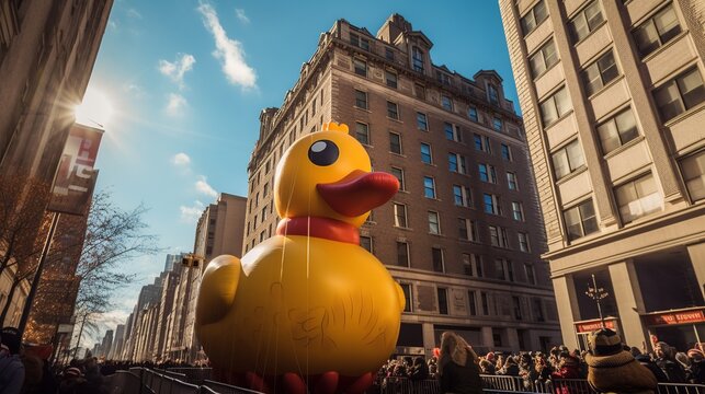 thanksgiving parade floats balloons