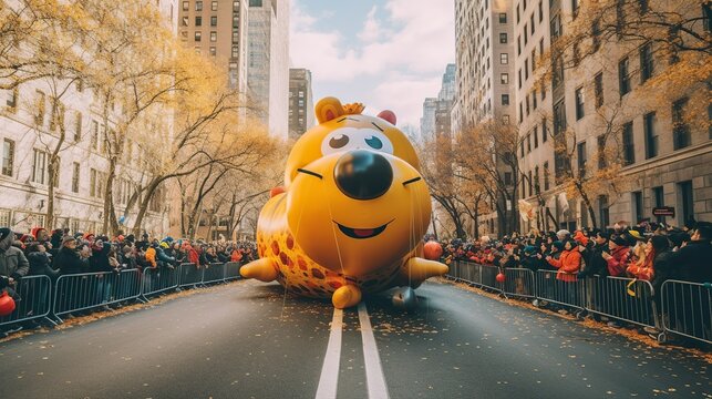thanksgiving parade nyc floats balloons