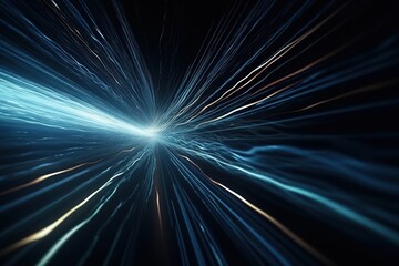 flying through the stars at the speed of light