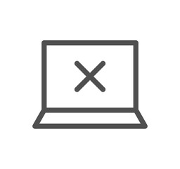 Obraz premium Reject related icon outline and linear symbol. 