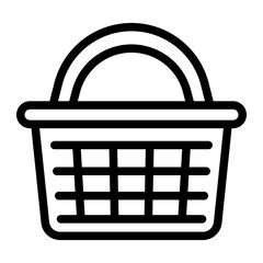 basket line icon