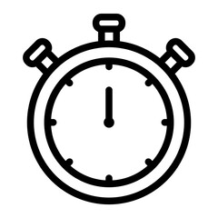 stopwatch line icon