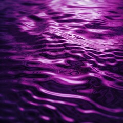 Abstract purple background. Reflection of light on a wavy water surface. Ripples. Beautiful magenta background with copy space for design. Web banner. Generative AI