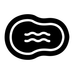pool glyph icon